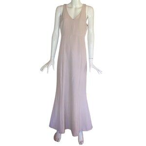 Show Me Your Mumu Sz L Bridesmaid Dress Evening Formal Champagne Nude V-Neck
